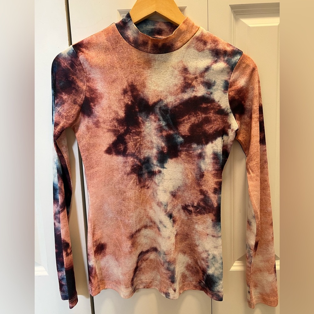 Bardot Multicolor Tie-Dye Top